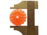 6 21mm Orange Vintage Plastic Beads Raspberry Beads Round Beads Jewelry Making Beading Supplies Loose Beads to String
