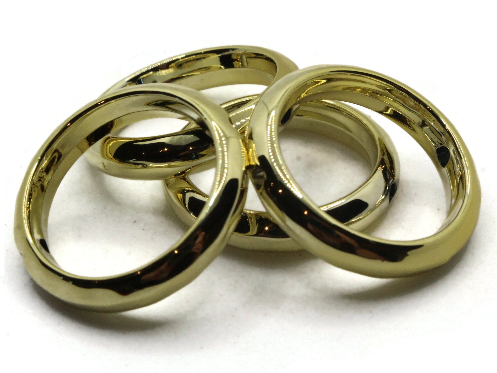 Chanel Logo Ring Plastic Ring Gold Used | eBay