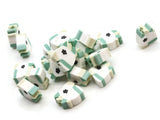 20 Weird White Unicorn Head Beads Animal Beads Polymer Clay Beads Cute Beads Zoo Beads Miniature Animal Beads