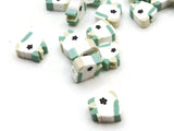 20 Weird White Unicorn Head Beads Animal Beads Polymer Clay Beads Cute Beads Zoo Beads Miniature Animal Beads