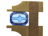 10 18mm Blue Beads Acrylic Gems Rectangle Jewel Beads Acrylic Jewels Plastic Beads to String Jewelry Making Beading Supplies