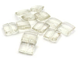 12 16mm Clear Beads Acrylic Gems Square Jewel Beads Acrylic Jewels Plastic Beads to String Jewelry Making Beading Supplies