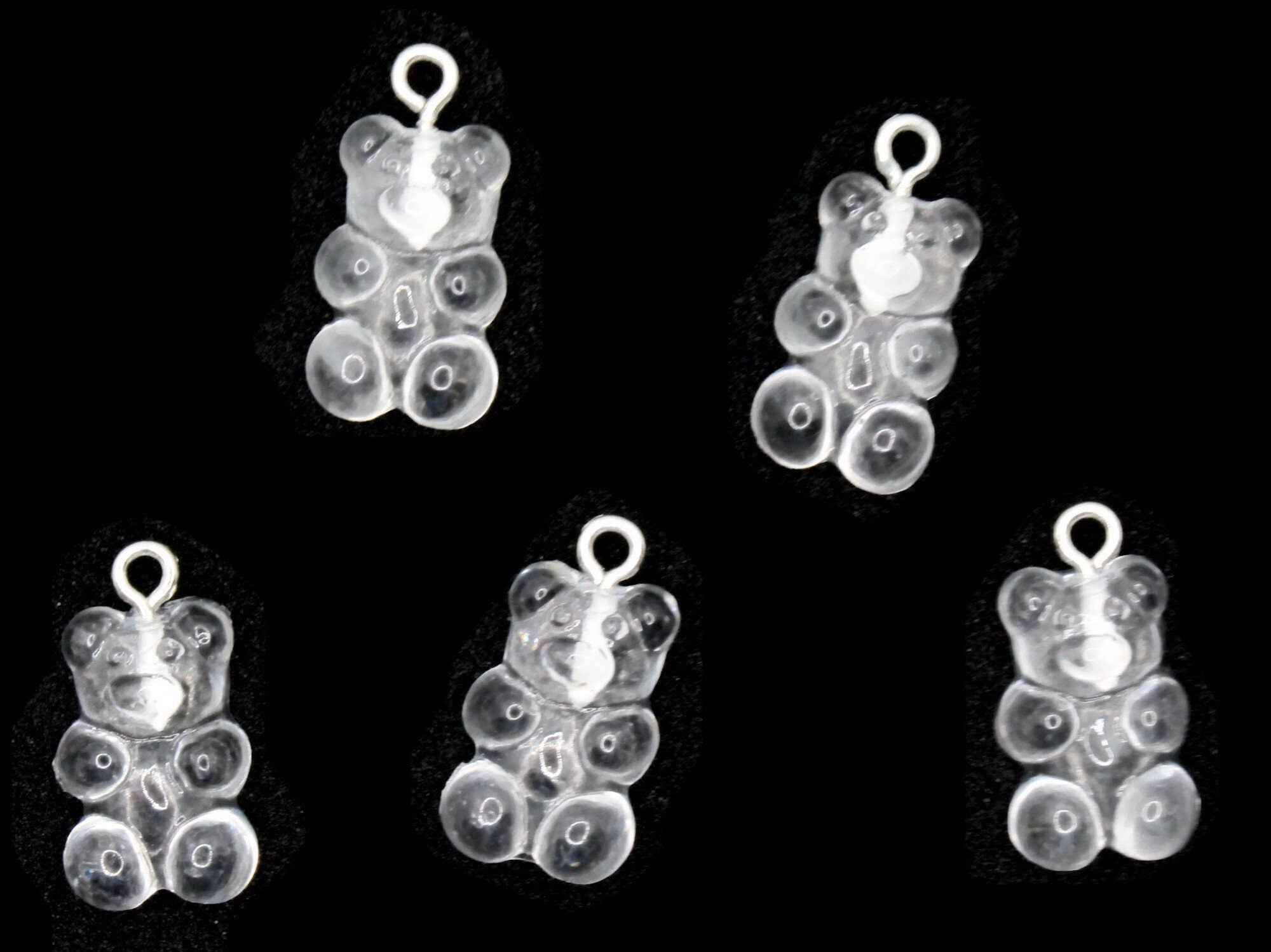 5 20mm Resin Yellow Gummy Bear Charms by Smileyboy Beads | Michaels