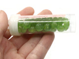 20 grams 9mm x 6mm Green Rondelle Beads Czech Glass Beads John Beads Vials Jewelry Making Beading Supplies