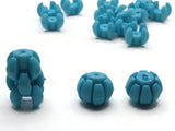 20 15mm Stacking Beads Sky Blue Rondelle Beads Plastic Chain Beads Jewelry Making Beading Supplies Smileyboy