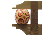 10 17mm Wagon Wheel Pattern Beads Beige Wood Barrel Beads Jewelry Making Beading and Macrame Supplies Large Hole Lightweight Beads