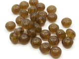 20 grams 9mm Brown Striped Rondelle Beads Czech Glass Beads John Beads Vials Jewelry Making Beading Supplies