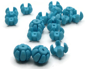 20 15mm Stacking Beads Sky Blue Rondelle Beads Plastic Chain Beads Jewelry Making Beading Supplies Smileyboy