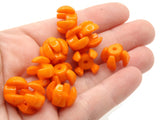 20 15mm Stacking Beads Orange Rondelle Beads Plastic Chain Beads Jewelry Making Beading Supplies Smileyboy