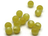 14 10mm Round Yellow Beads Moonglow Lucite Bead Vintage Lucite Beads Ball Beads Jewelry Making Beading Supplies Plastic Beads Acrylic Beads