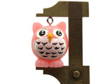 2 31mm Pink Owl Charms Resin Charms Bird Pendants Miniature Cute Charms Jewelry Making Beading Supplies kitsch charms Smileyboy