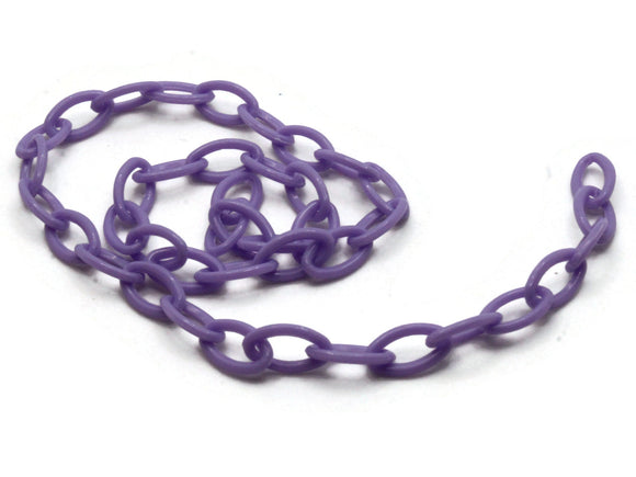 15.75 Inch Purple Plastic Oval Chain Jewelry Making Beading Supplies 40cm chain Jewelry Findings 13x8mm links Smileyboy