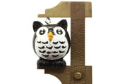 2 31mm Black Owl Charms Resin Charms Bird Pendants Miniature Cute Charms Jewelry Making Beading Supplies kitsch charms Smileyboy