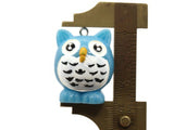 2 31mm Blue Owl Charms Resin Charms Bird Pendants Miniature Cute Charms Jewelry Making Beading Supplies kitsch charms Smileyboy