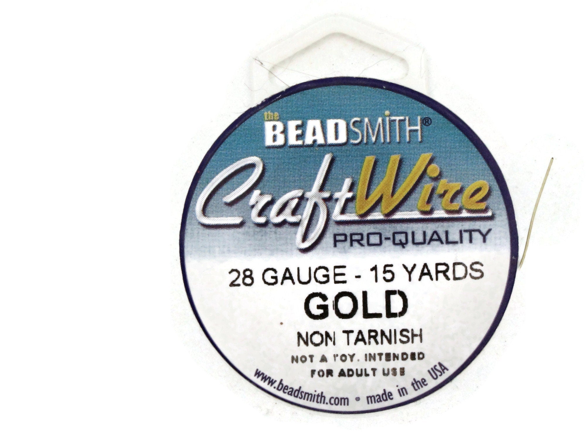 15 Yards 28 Gauge Gold Bead Smith Craft Wire Pro Quality by Smileyboy Beads | Michaels