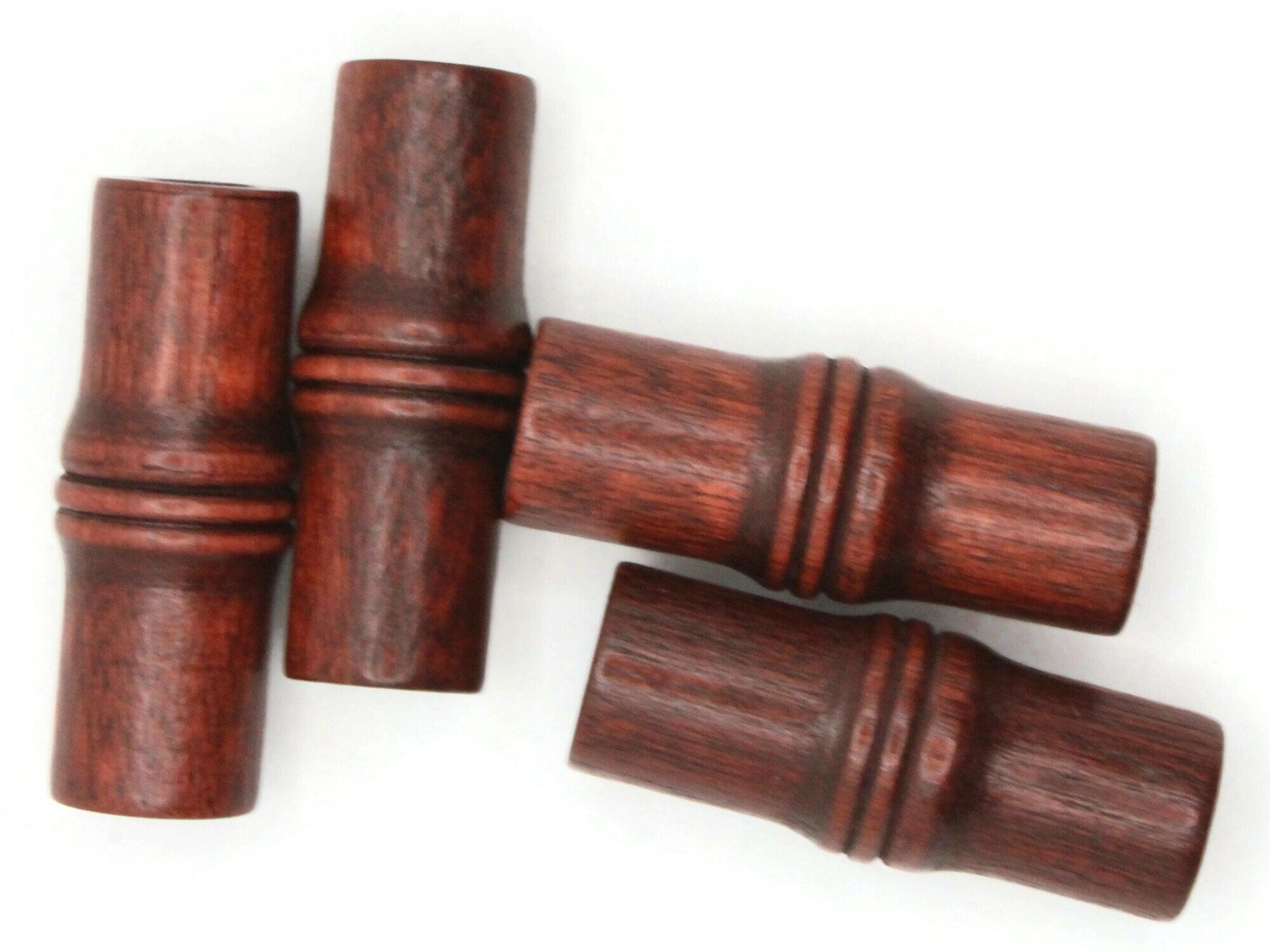 41mm Cherry Brown Vintage Wood Large Hole Tube Beads – Smileyboy