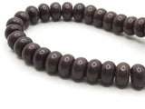 63 10mm x 6mm Purple Howlite Rondelle Beads Gemstone Beads Dyed Beads Jewelry Making Beading Supplies Howlite Stone Beads