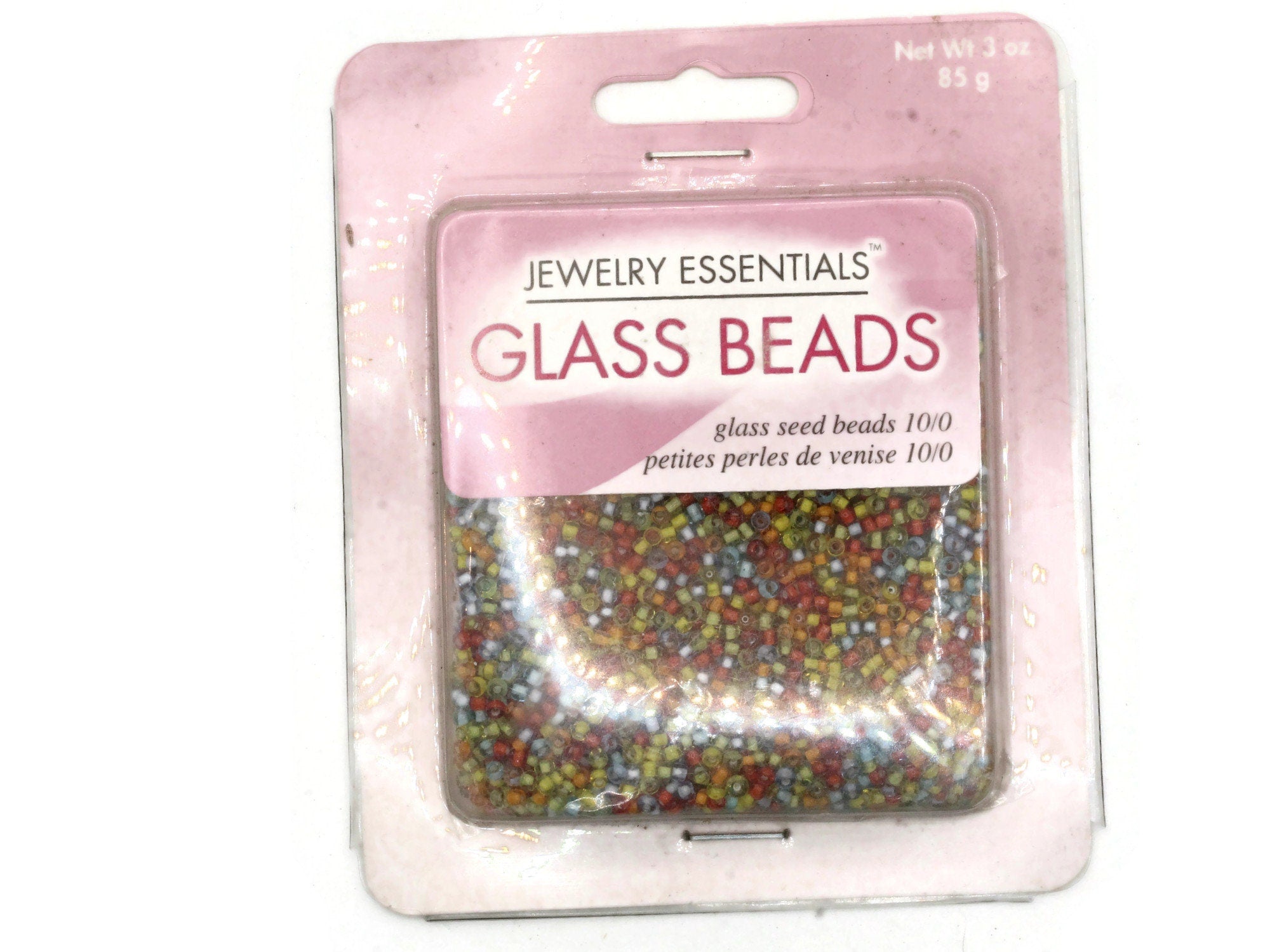 6/0 Transparent Rainbow Mixed Seed Beads, 4mm Rocailles, 20 grams - Item  Number 6033
