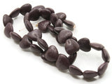 35 12mm Purple Howlite Heart Beads Gemstone Beads Dyed Beads  Jewelry Making Beading Supplies Howlite Stone Beads