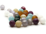 35 12mm Mixed Color Round Resin Beads  Acrylic Beads Plastic Beads Jewelry Making Beading Supplies Loose Beads Ball Beads