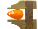 40 20mm Orange Briolette Beads Faceted Teardrops Beads to String Acrylic Beads Plastic Beads Acrylic Drop Charm