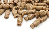 90 15mm Brown Wrapped Candy Beads Plastic Beads Acrylic Beads Jewelry Making Beading Supplies Loose Food Beads