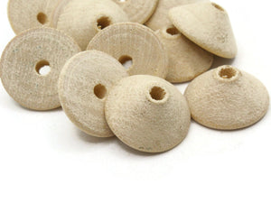 12 19mm Wood Cone Beads Wooden Beads Raw Wood Beads Macrame Beads Jewelry Making Beading Supplies Brown Beads