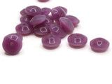 20 10mm x 5mm Purple Beads Moonglow Lucite Vintage Beads New Old Stock Saucer Beads Craft Supplies Jewelry Making Smileyboy