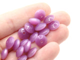20 10mm x 5mm Purple Beads Moonglow Lucite Vintage Beads New Old Stock Saucer Beads Craft Supplies Jewelry Making Smileyboy