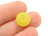 20 12mm x 5mm Yellow Beads Moonglow Lucite Vintage Beads New Old Stock Yellow Green Saucer Beads Craft Supplies Jewelry Making Smileyboy