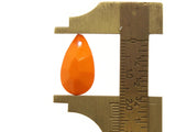 40 20mm Orange Briolette Beads Faceted Teardrops Beads to String Acrylic Beads Plastic Beads Acrylic Drop Charm
