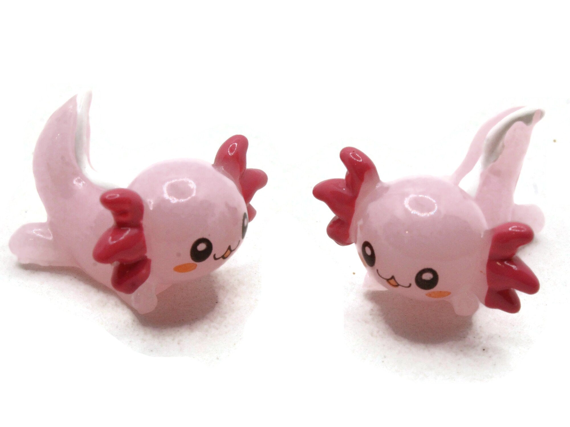 Axolotl Resin Charms 20 Pack Mini Pink Axolotl Slime Charm Resin
