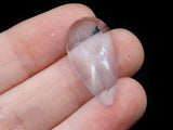 12 20mm Faceted Teardrop Cabochons Clear Ice Blue Cabochons Vintage West Germany Plastic Cabochons Jewelry Making Beading Supplies