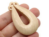 1 56mm Wooden Teardrop Pendant Vintage Wood Beads Light Brown Pendant Jewelry Making Beading Supplies Smileyboy