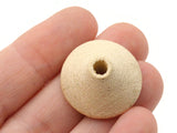 12 19mm Wood Cone Beads Wooden Beads Raw Wood Beads Macrame Beads Jewelry Making Beading Supplies Brown Beads