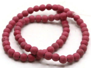 68 5mm to 6mm Round Eraser Pink Howlite Beads Gemstone Beads Dyed Beads Pink Beads Jewelry Making Beading Supplies Howlite Stone Beads