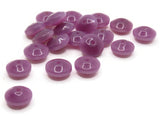 20 10mm x 5mm Purple Beads Moonglow Lucite Vintage Beads New Old Stock Saucer Beads Craft Supplies Jewelry Making Smileyboy