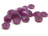 20 10mm x 5mm Purple Beads Moonglow Lucite Vintage Beads New Old Stock Saucer Beads Craft Supplies Jewelry Making Smileyboy