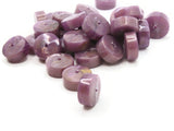 30 15mm Purple Disc Beads Vintage Plastic Beads Rondelle Beads Loose Beads Round Beads Jewelry Making Beading Supplies