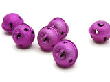 6 Purple and Pink Jingle Bells 24mm Bells Christmas Sleigh Bell Charms Beads Jewelry Making Beading Supplies Craft Supplies Smileyboy