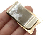 Vintage Silver  Money Clip with Black Rectangles