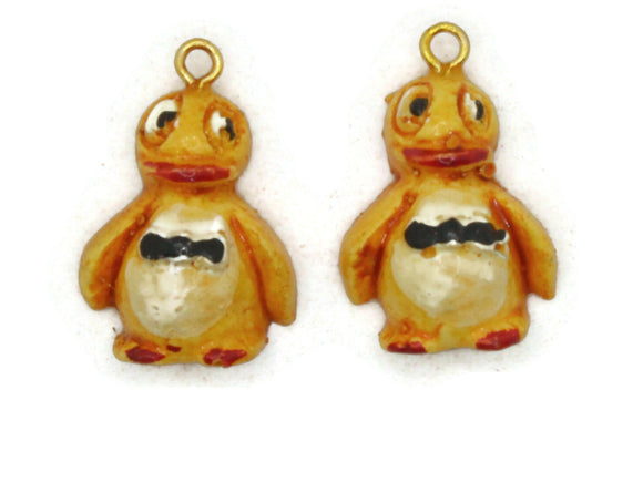 Plastic Duck Pendants Vintage  Bird Charms Jewelry Making Beading Supplies Lightweight Animal Charms  Smileyboy