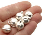 9 30mm Vintage Silver Beads Round Link Beads Silver Plated Plastic Beads Jewelry Making Beading Supplies Loose Beads