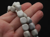 15 inch Stone Nugget Beads  White Mountain Jade Dolomite Marble Gemstone Beads Loose Beads Gemstone Beads Jewelry Making Beading Supplies