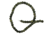 44 4mm to 5mm Green Gemstone Beads Round Serpentine Stone Beads to String Spacer Beads Jewelry Making Beading Supplies Smileyboy
