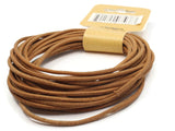 5 yard 2mm Medium Brown Leather Cord for Beading and Jewelry Making Craft Supplies by The Bead Smith