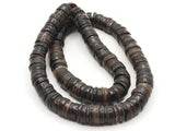 10mm Brown Horn Beads  Natural Heishe Beads Tube Beads Full Strand  Jewelry Making Beading Supplies