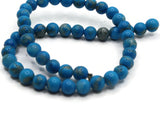 48 4mm to 5mm Turquoise Blue Dyed Gemstone Beads Round Stone Beads to String Spacer Beads Jewelry Making Beading Supplies Smileyboy