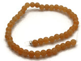 45 4mm to 5mm Orange Gemstone Beads Round Red Aventurine Stone Beads to String Spacer Beads Jewelry Making Beading Supplies Smileyboy