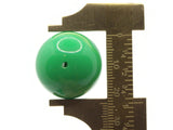 6 24mm Big Green Beads Round Beads Vintage Lucite Beads  Plastic Beads Statement Beads Loose Beads Chunky Beads